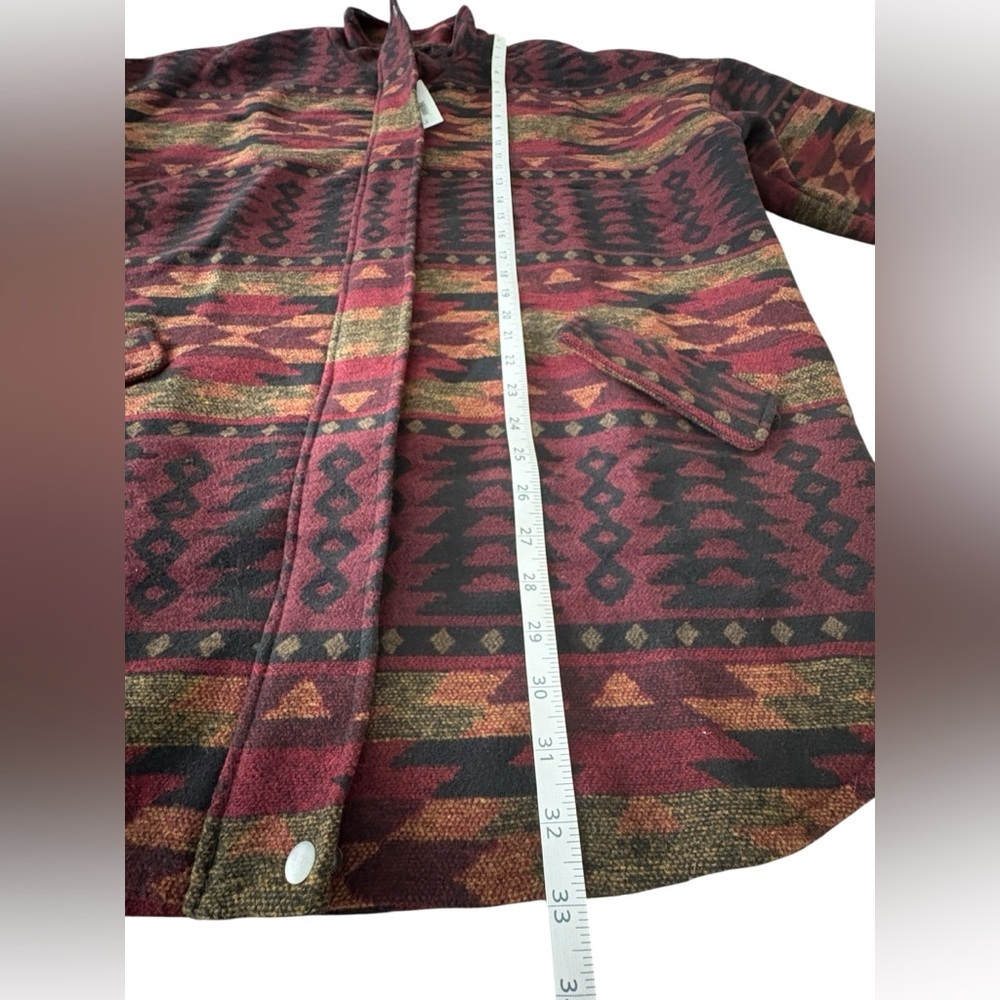 Steve Madden Multicolor Patterned Pea Coat - Picture 9 of 13